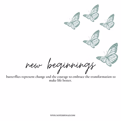 new beginnings